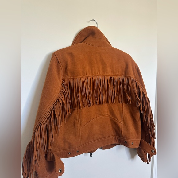 Free People Jackets & Blazers - Free People Phoenix Fringe Jacket Size XS